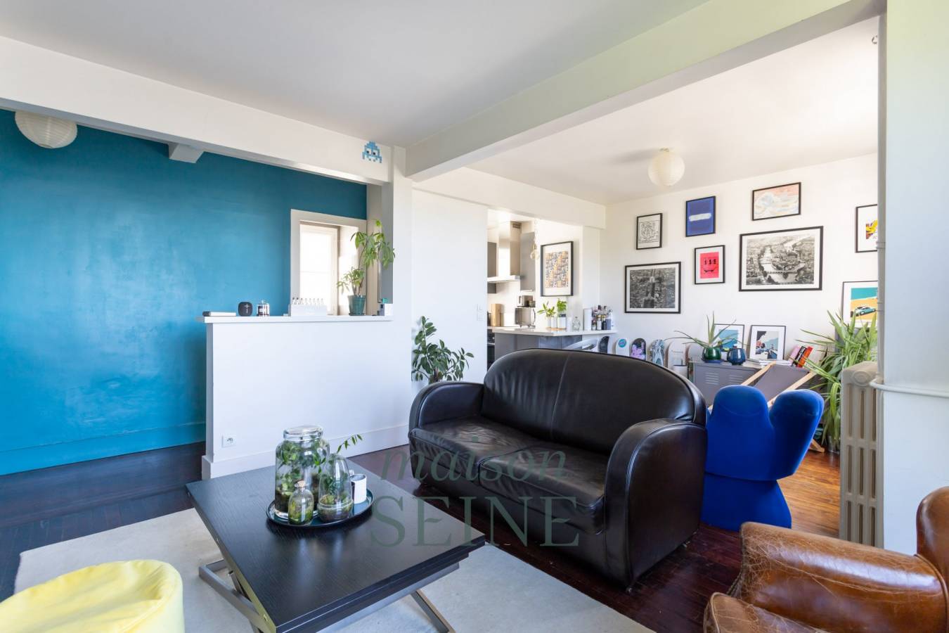 Neuilly sur Seine Saussaye Appartement en étage élevé avec